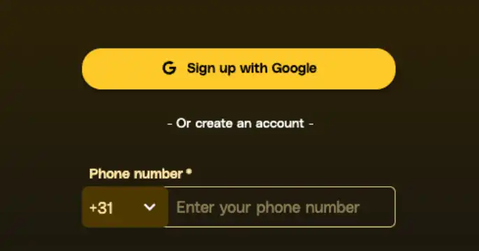 FoxyGold Sign In — Step 3