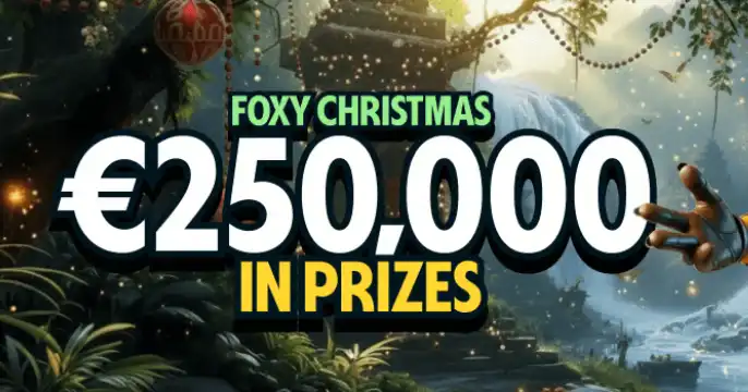 Foxy Xmas Gold banner